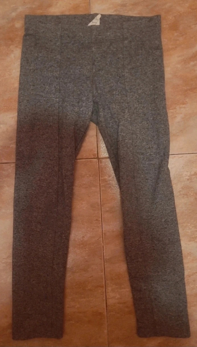 Leggings de punto gris marengo - Talla 6-7 años – H&M – taille 6 ans / 116 cm