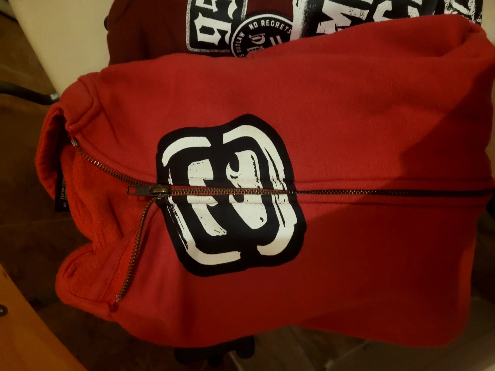 Sudadera Billabong roja con cremallera - Talla 14 – Billabong – taille 14 ans / 164 cm 5