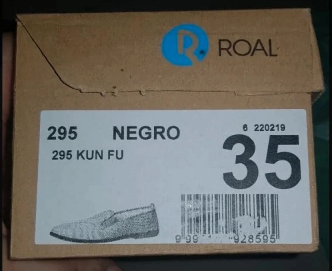 Zapatillas negras lona – ROAL – taille 35 3