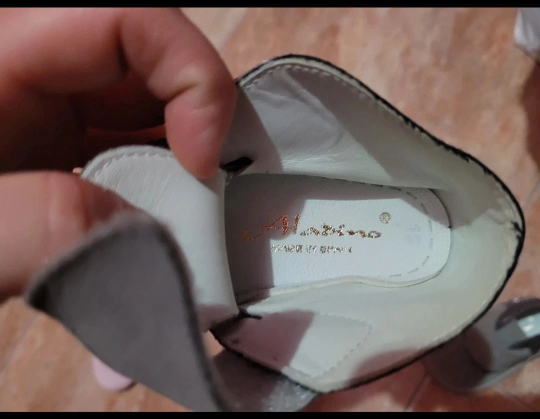 Botitas de bebé grises con velcro – Aladino – taille 19 4