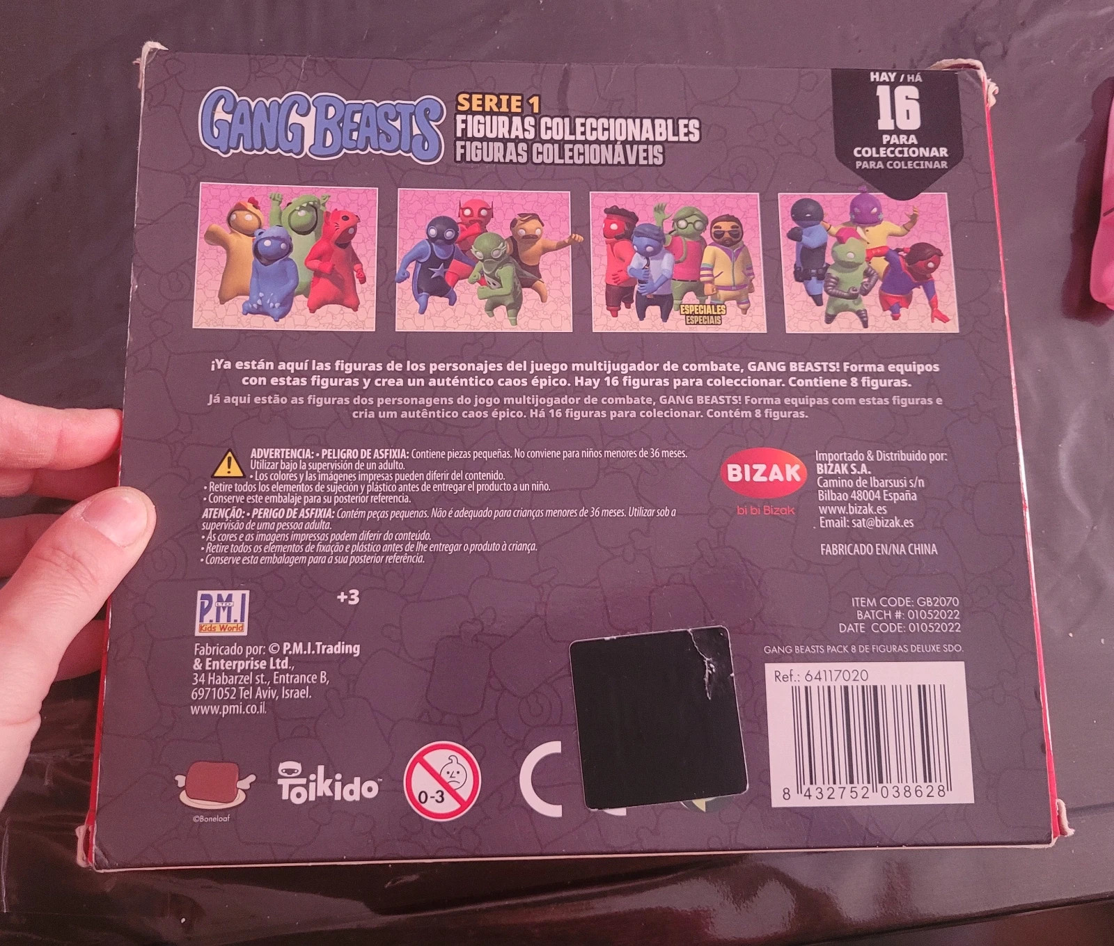 Pack 8 figuras Gang Beasts – Bizak – taille Taille unique 3