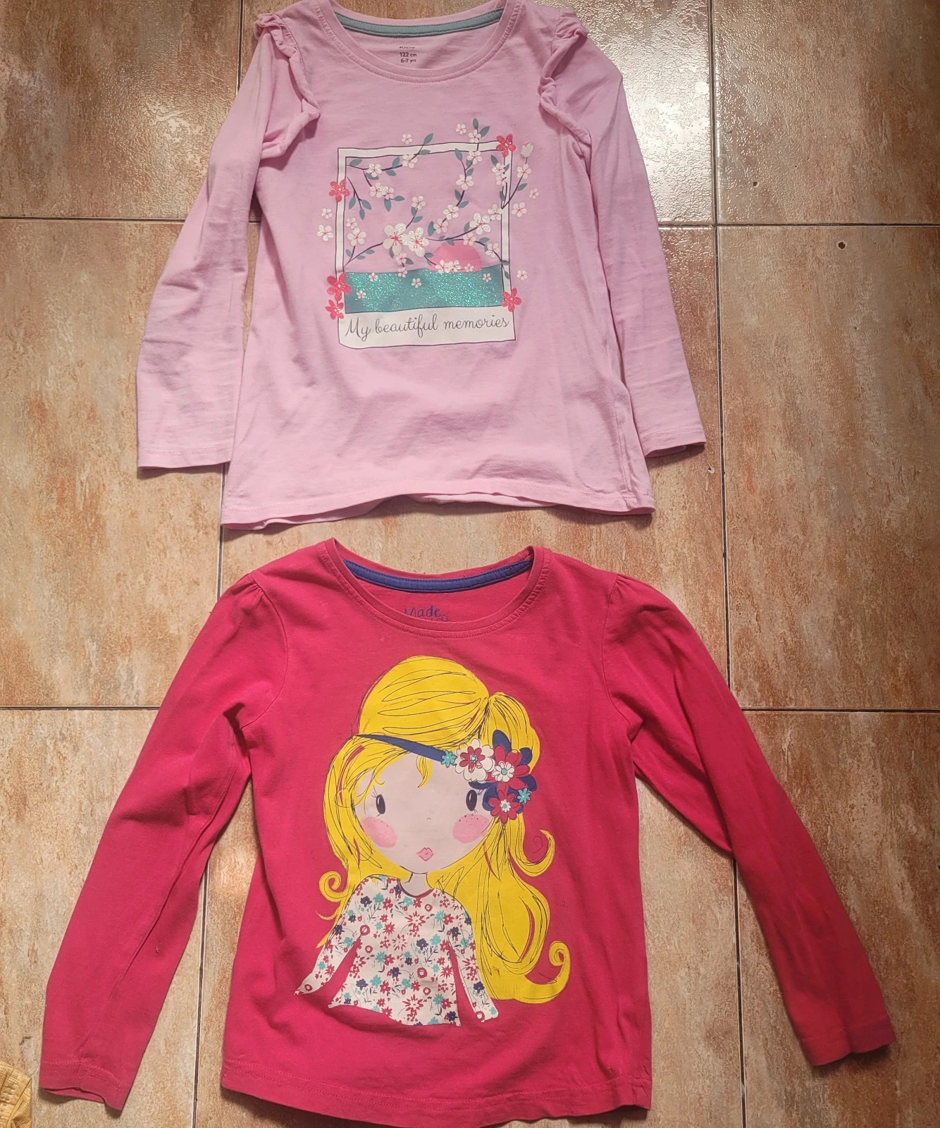 Camisetas Manga Larga - Talla 6-7 años (122 cm)