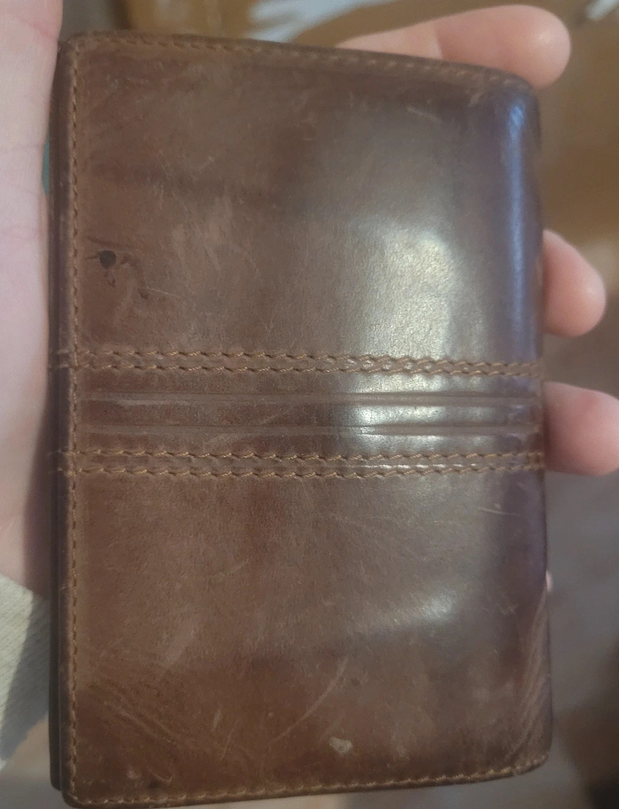 Cartera de piel auténtica de Ubrique - Marrón vintage – Ubrique 2