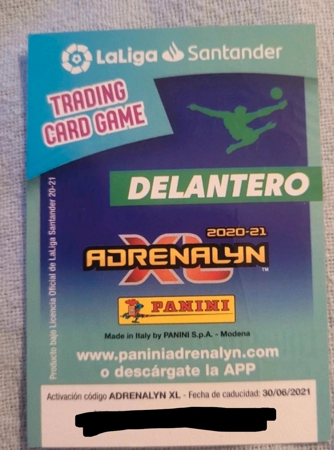 Carta Luis Suárez - Balón de Oro - Adrenalyn XL 2020-21 - Panini - Atlético de Madrid – Adrenalyn 2