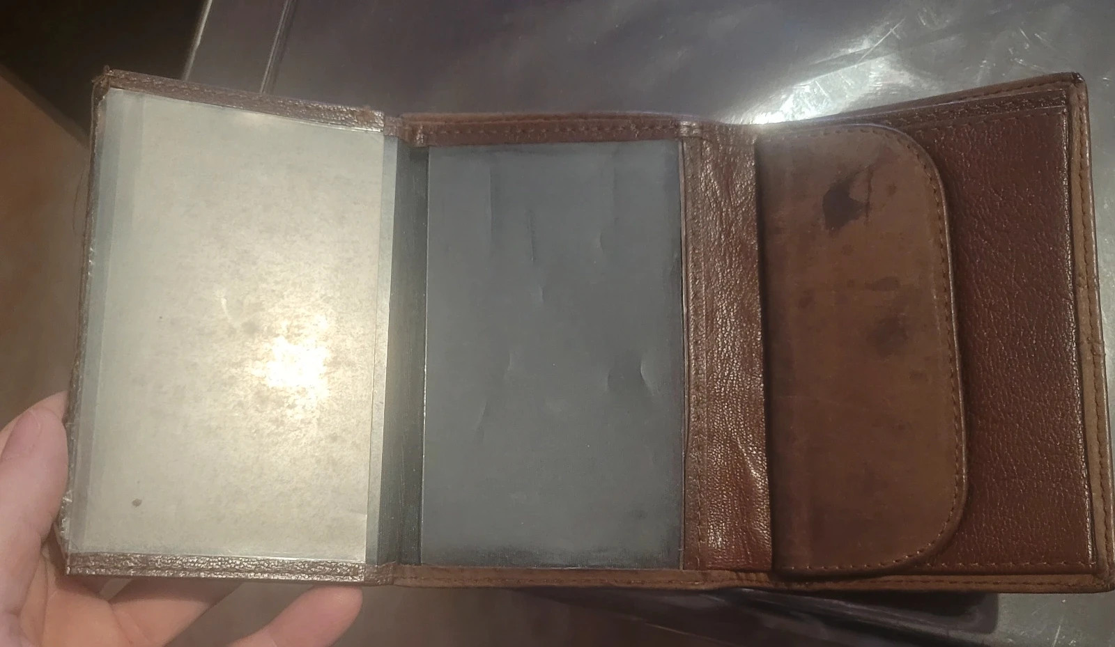 Cartera de piel auténtica de Ubrique - Marrón vintage – Ubrique 5