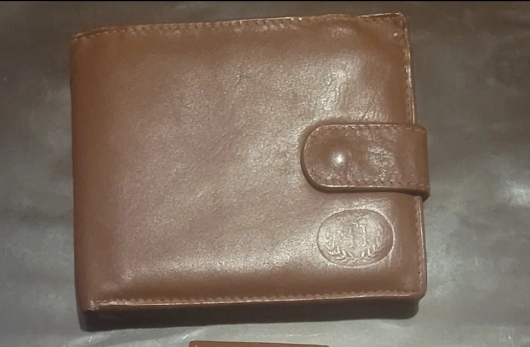Cartera Billetera de Piel Legítima - Made in Spain - Marrón Clásico