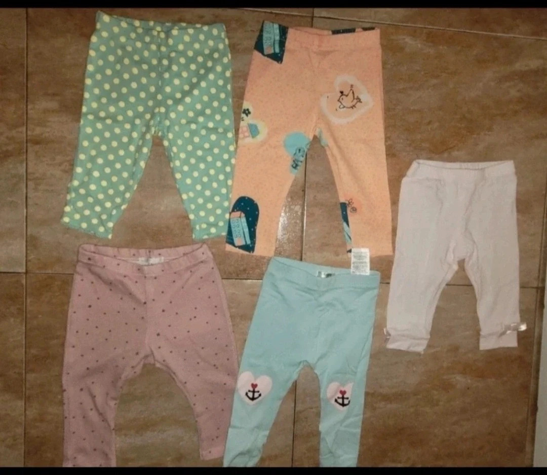 Lote de 5 leggings para bebé niña