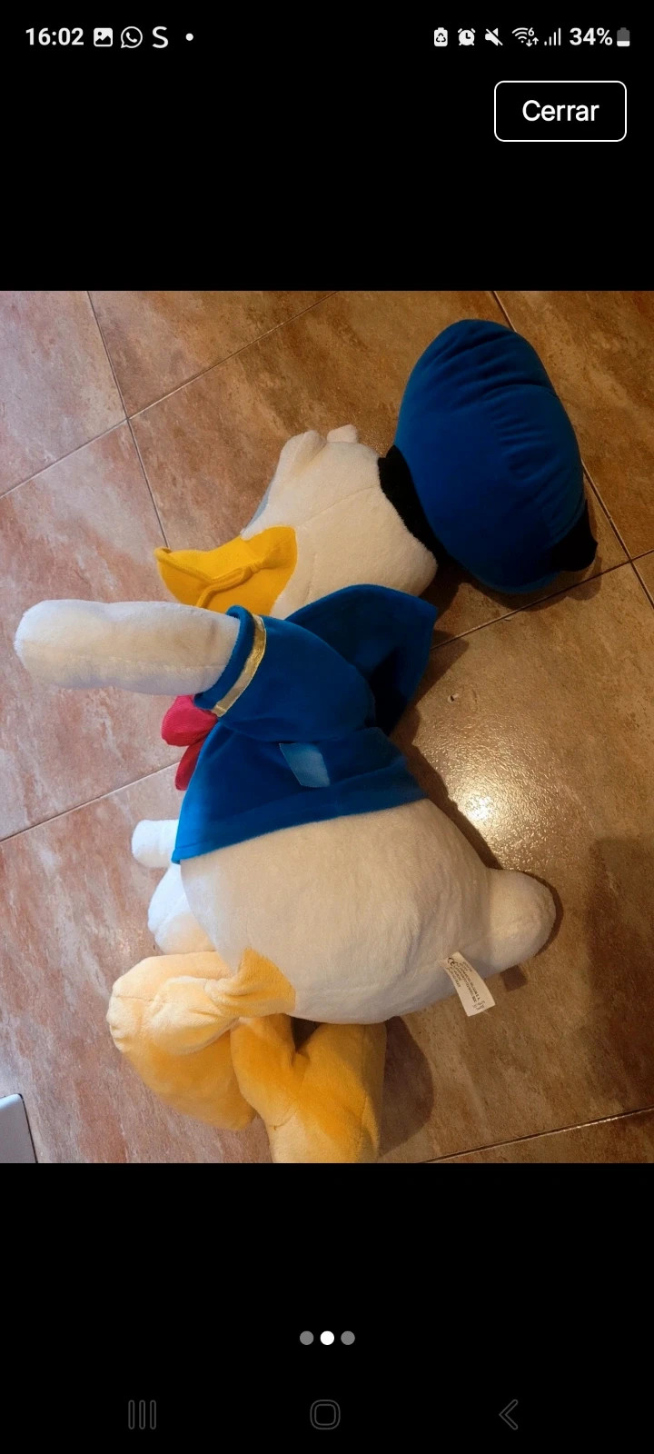 Peluche Pato Donald Disney – Disney – taille Taille unique 2