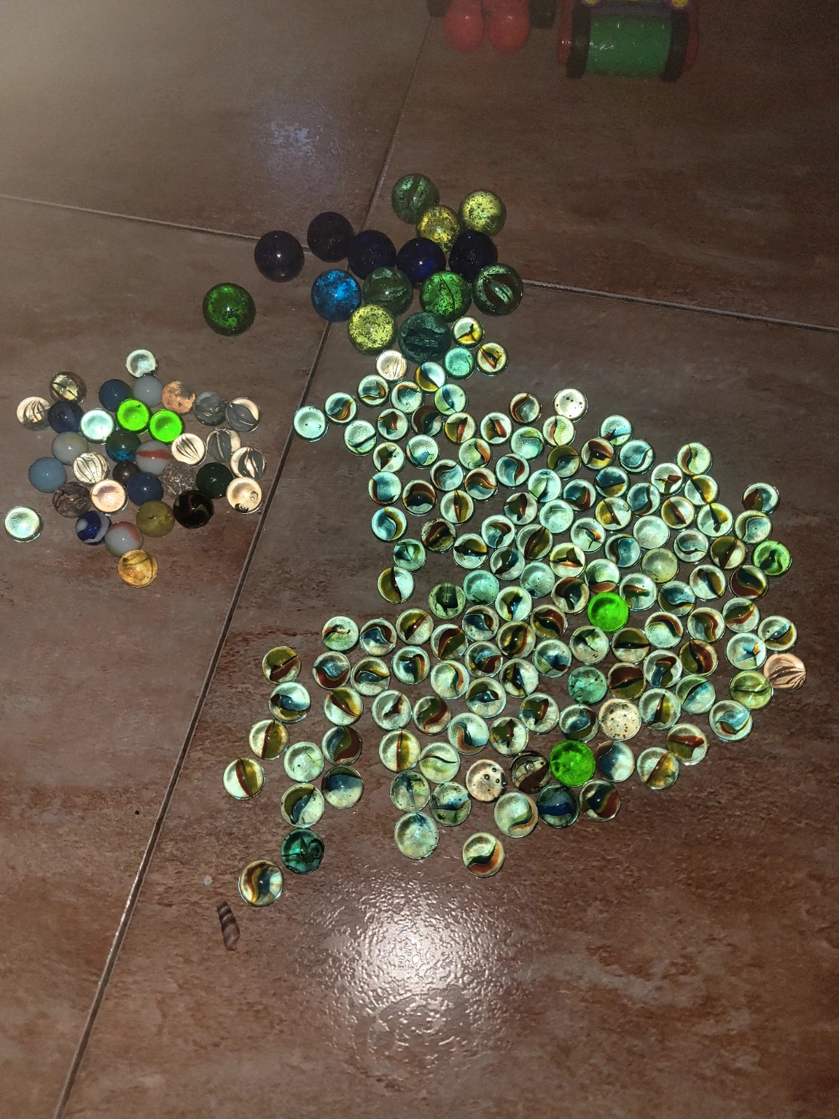 Lote variado de +100 canicas de cristal - Estilo Clásico – Vintage – taille Taille unique