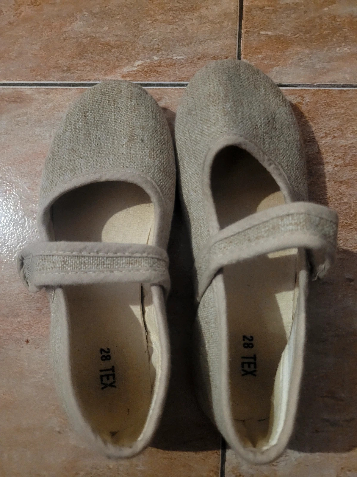Zapatillas de tela con cierre de velcro – Talla 28 – TEX – taille 28 2