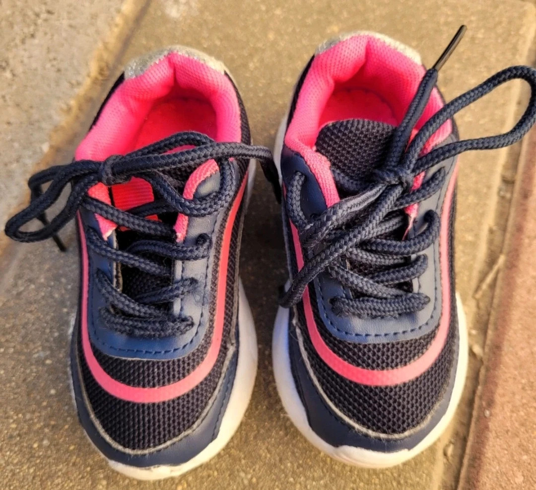 Tenis niña azul y rosa