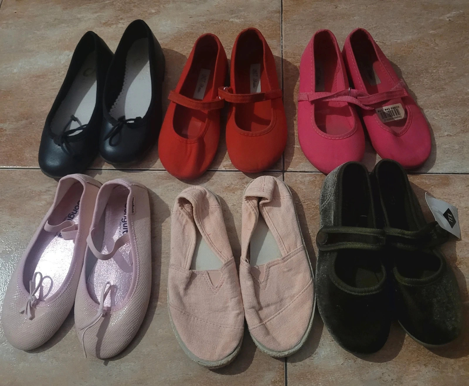 Lote 6 pares de zapatos niña (tallas 29) - Calzado infantil variado