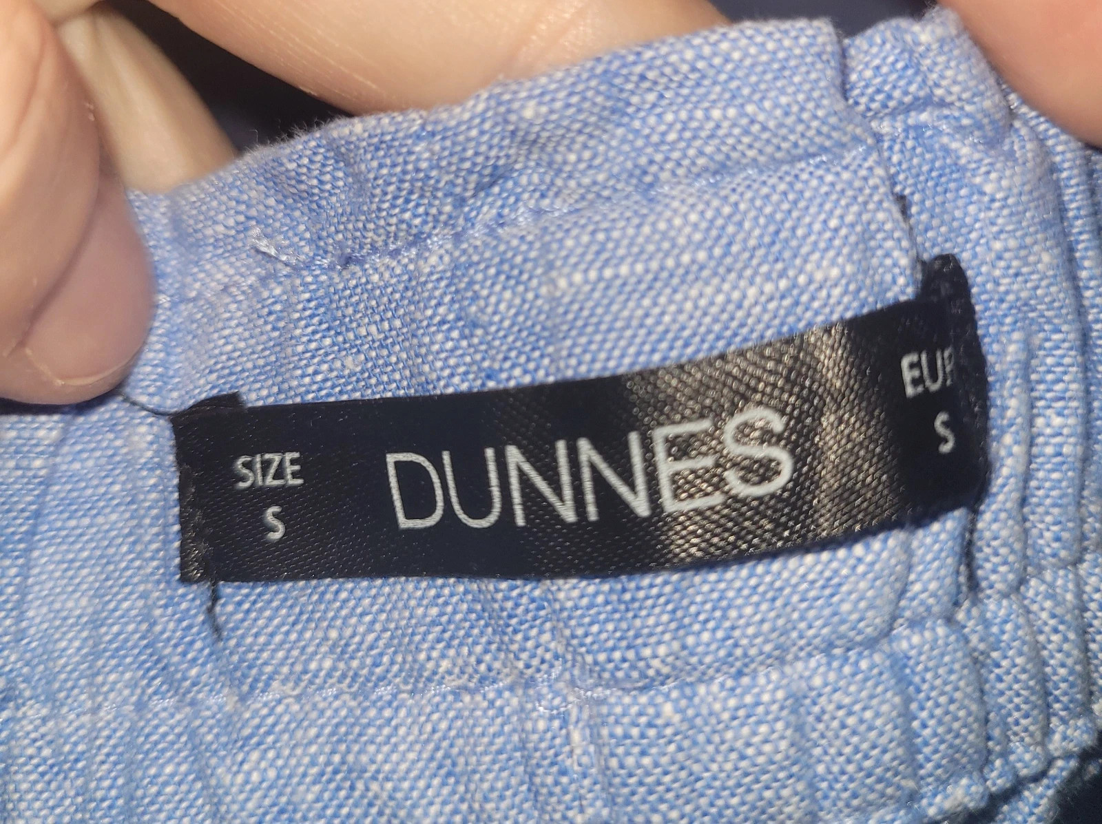 Shorts azules ligeros efecto lino dunnes stores talla s – Dunnes Stores – taille S / 36 / 8 4