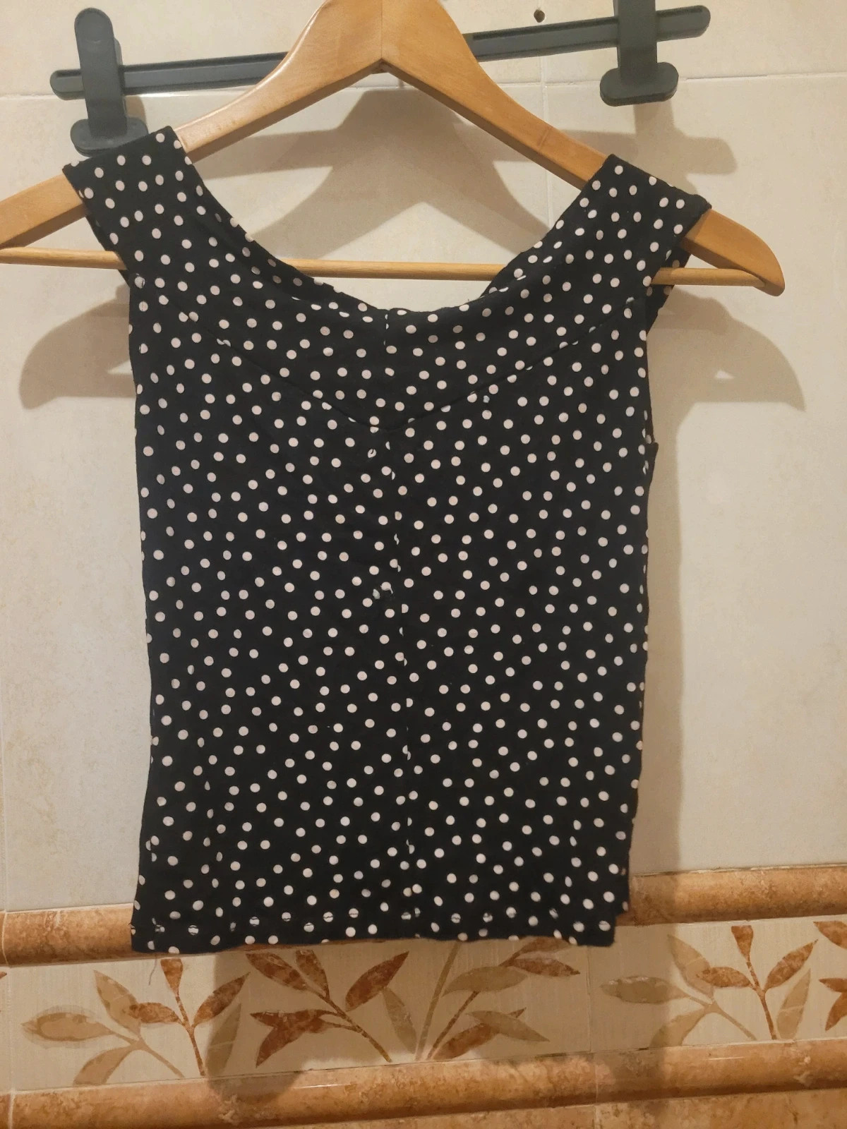 Top negro con lunares Pull&Bear talla S – Pull & Bear – taille S / 36 / 8 2