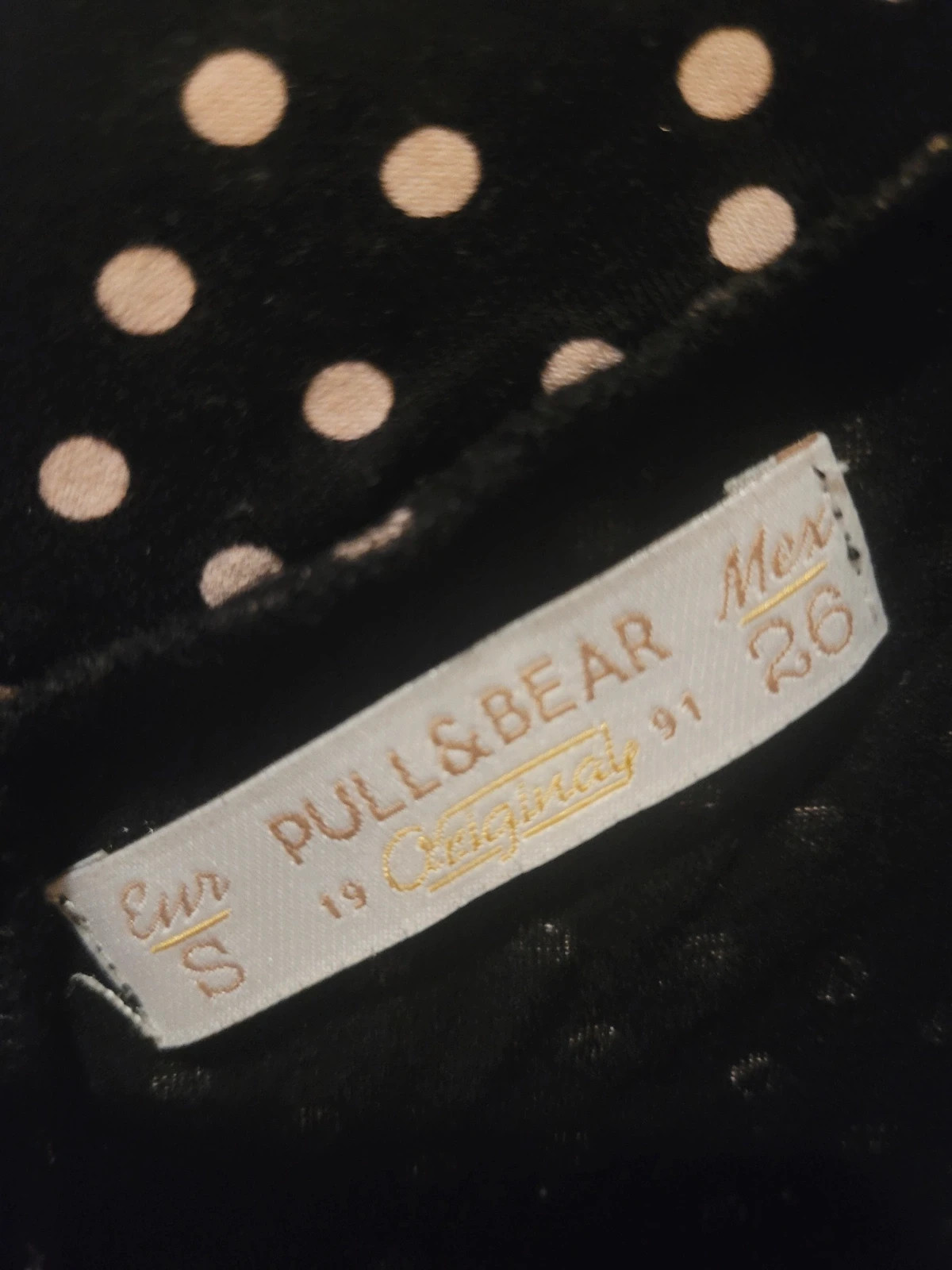 Top negro con lunares Pull&Bear talla S – Pull & Bear – taille S / 36 / 8 3