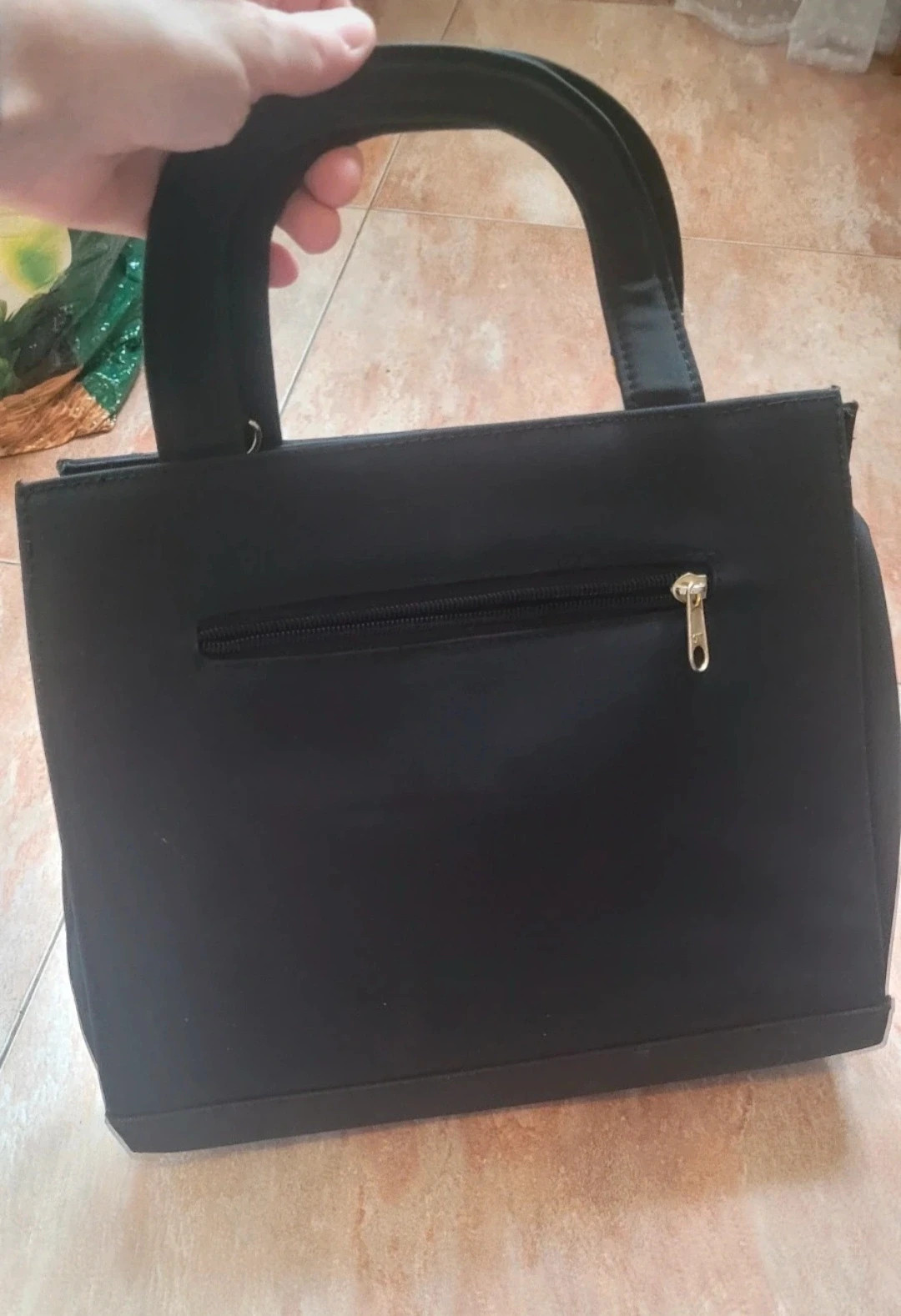 Bolso de mano negro estilo vintage acolchado nuevo – Castella – taille Taille unique 5