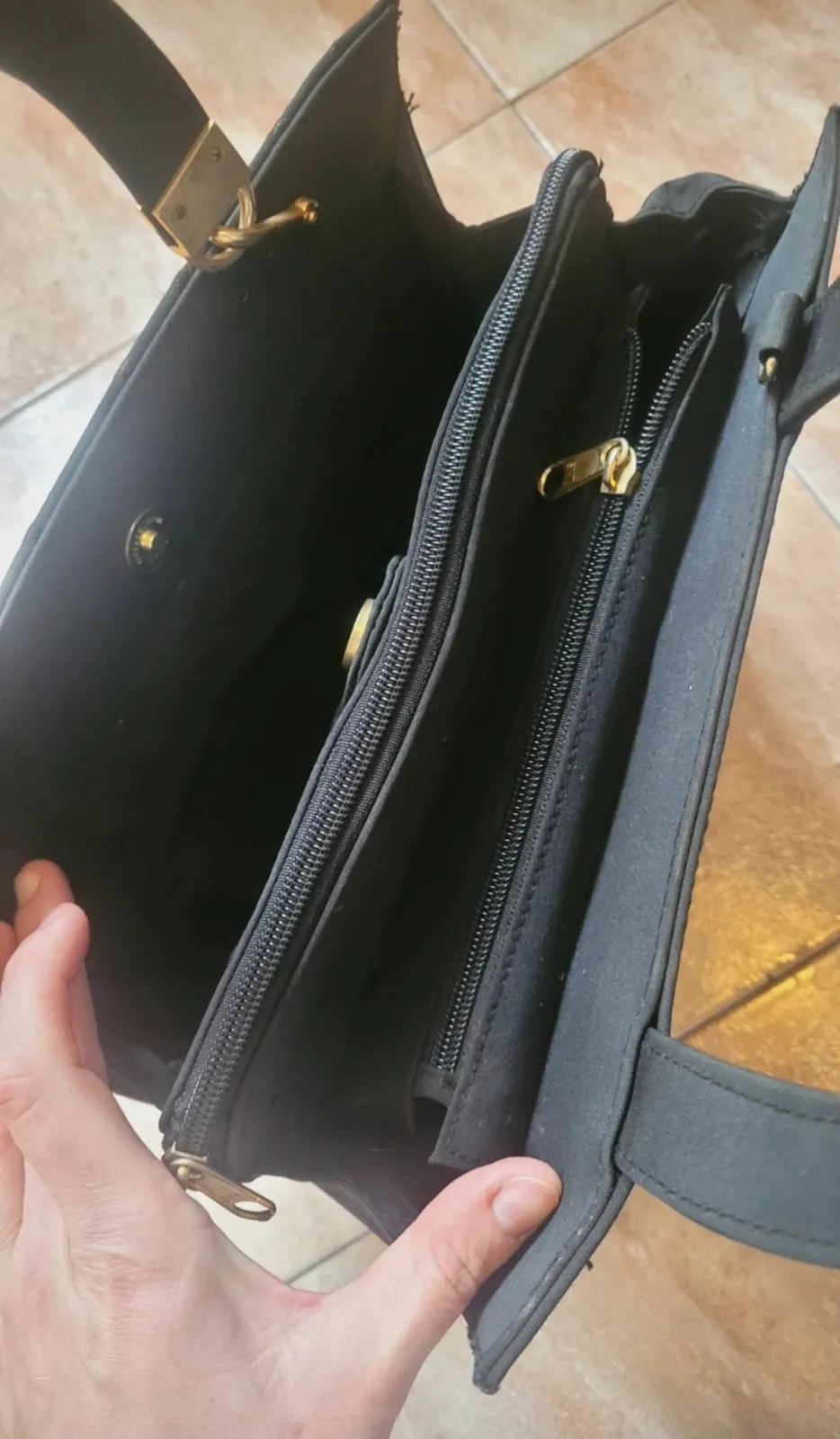 Bolso de mano negro castellar París  – Castella paris – taille S 6