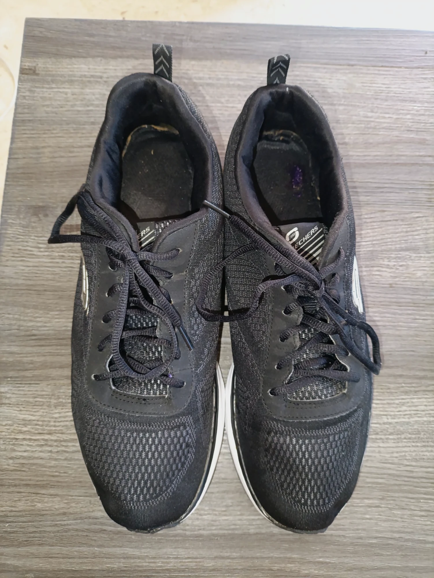 Baskets Skechers Dual-Lite noires