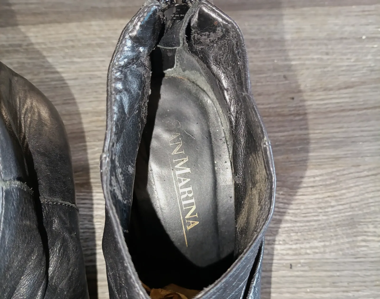 Bottines à talons San Marina en cuir noir – San Marina – taille EU 39 4