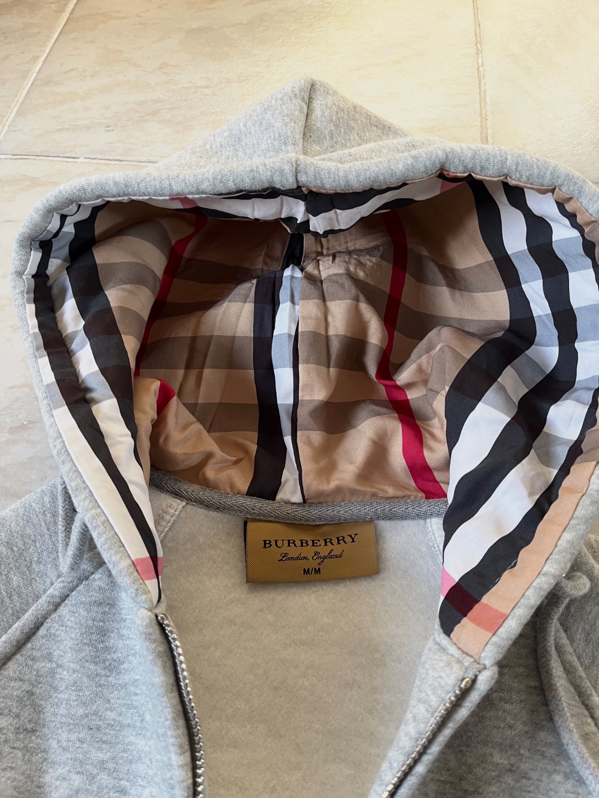 Gilet Burbery gris – Kiabi – taille XS 6