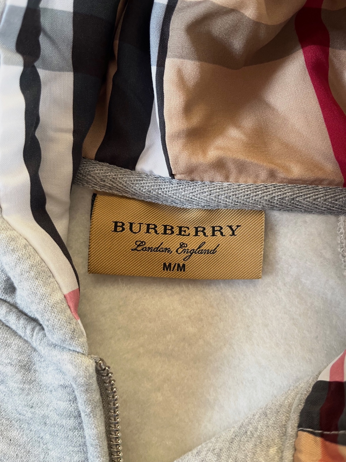 Gilet Burbery gris – Kiabi – taille XS 5