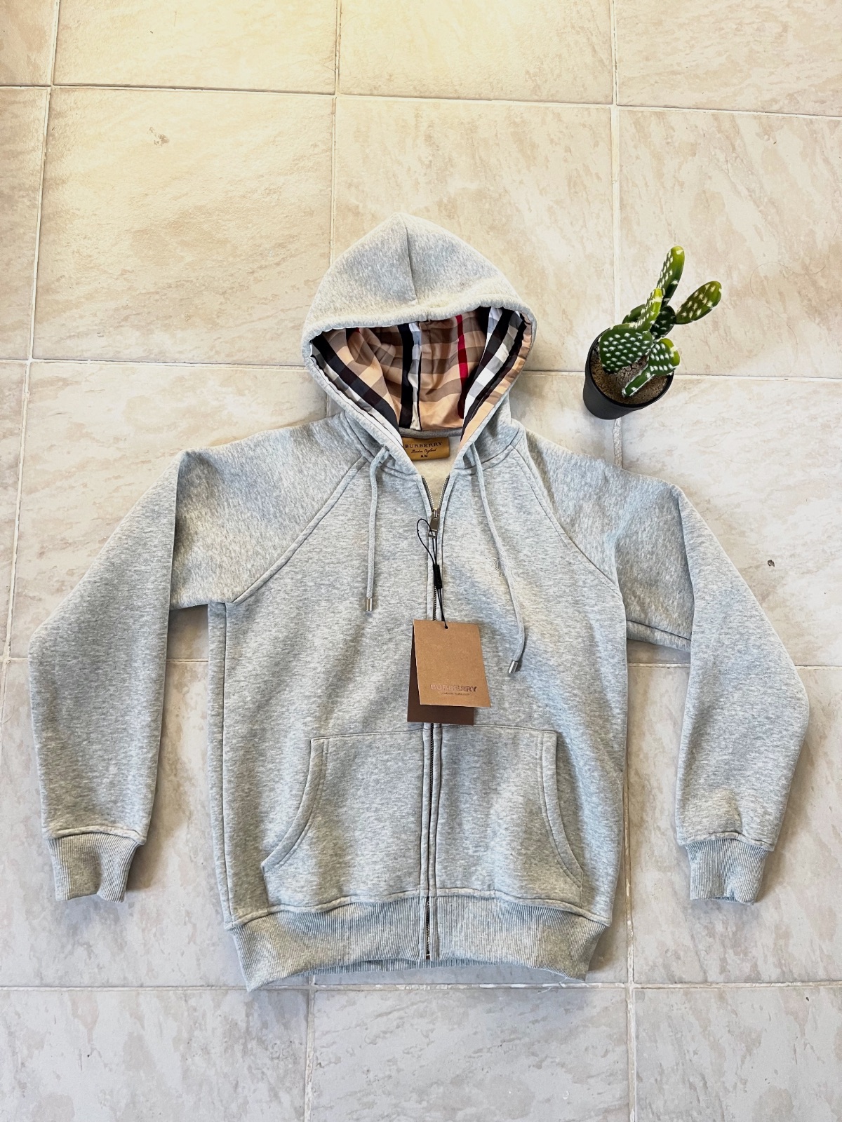 Gilet Burbery gris – Kiabi – taille XS 2