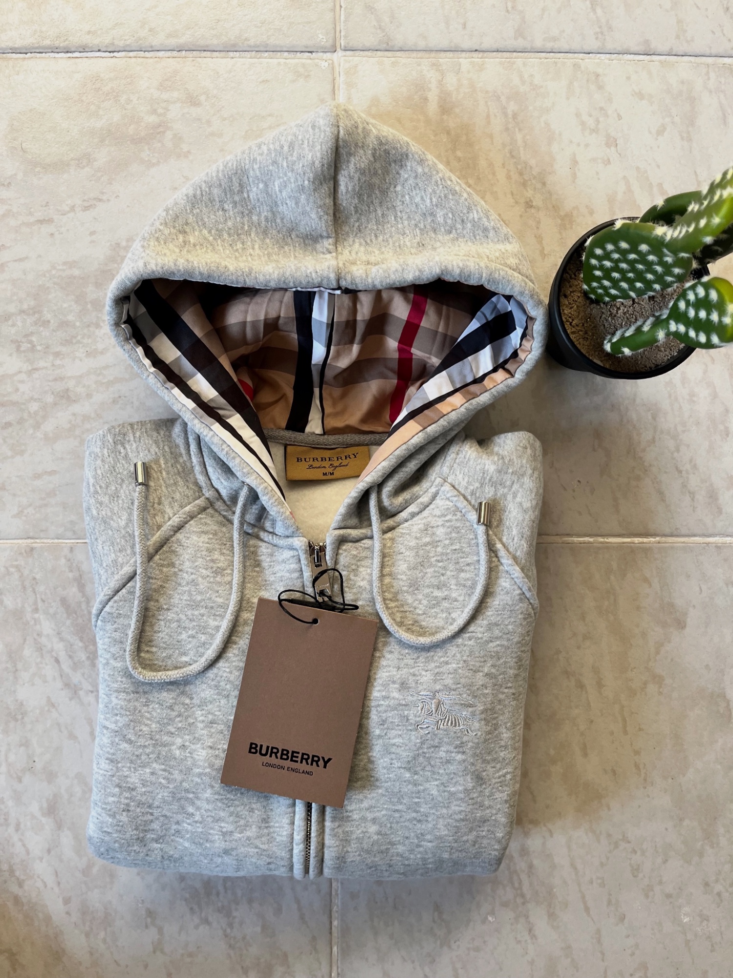 Gilet Burbery gris