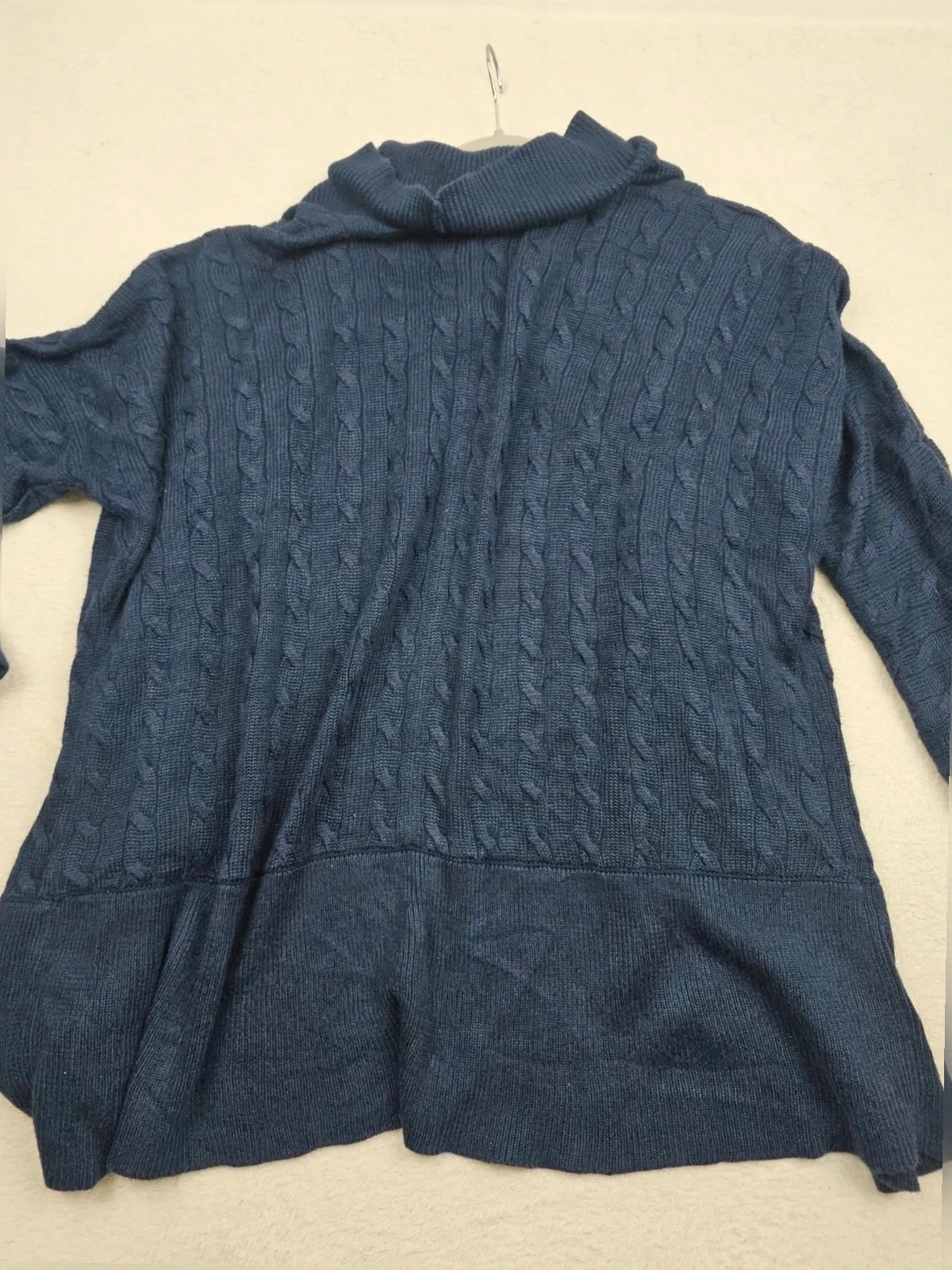 Gilet Torsadé cableknit bleu marine Ralph lauren - XL – Ralph Lauren – taille XL / 42 / 14 4