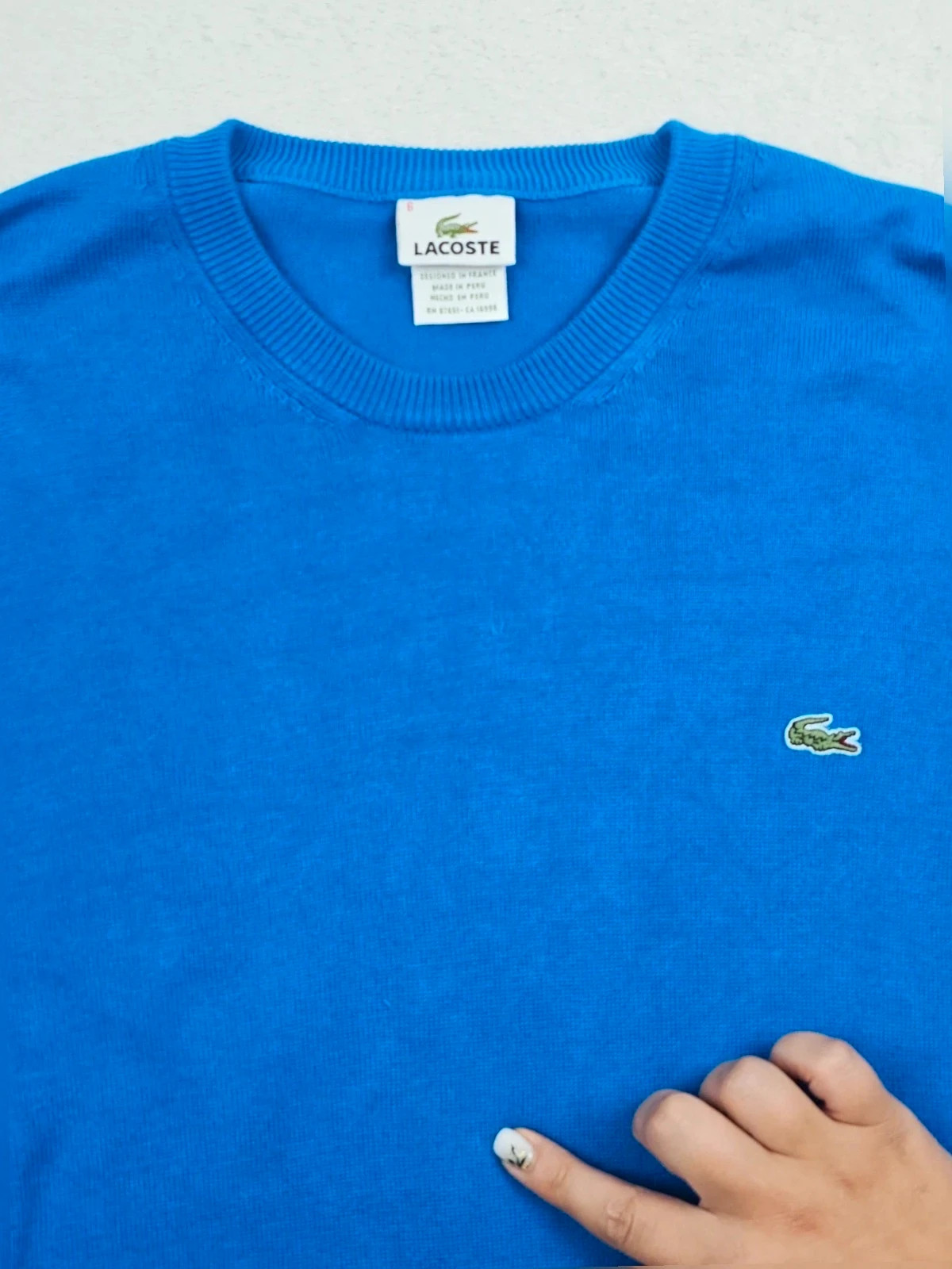 Pull lacoste Bleu Taille 6 / XL – Lacoste – taille XL 2