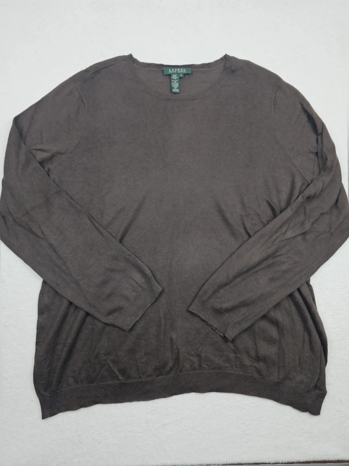 Pull / sweater Ralph lauren marron 2X – Ralph Lauren – taille XXL / 44 / 16 3