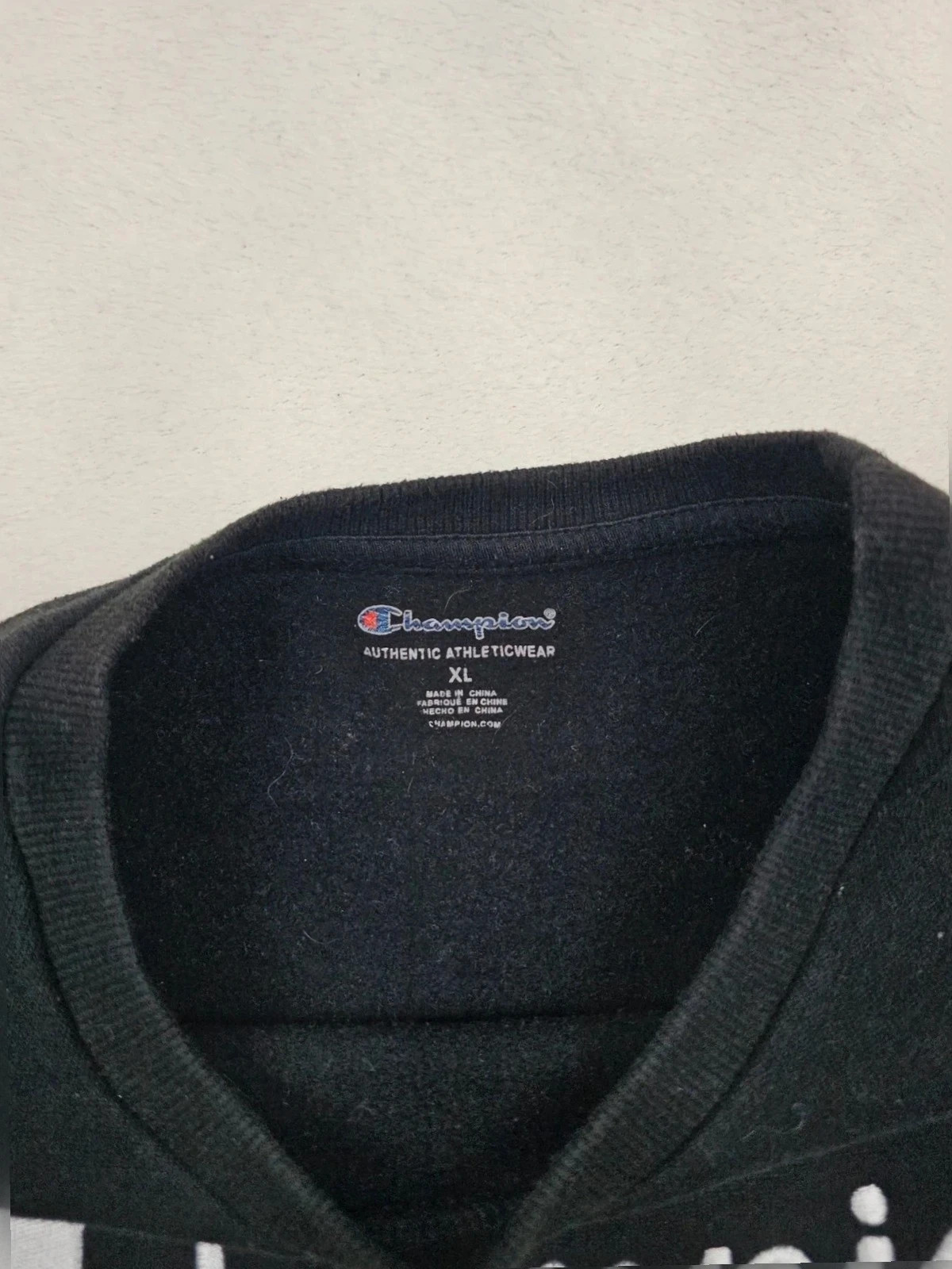 Sweat Champion noir / black sweatshirt XL – Champion – taille XL 4