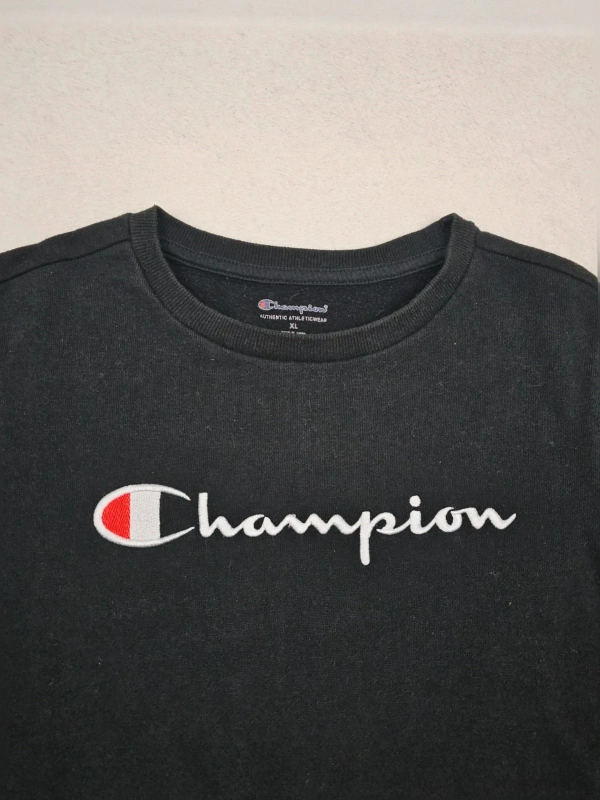 Sweat Champion noir / black sweatshirt XL – Champion – taille XL 2