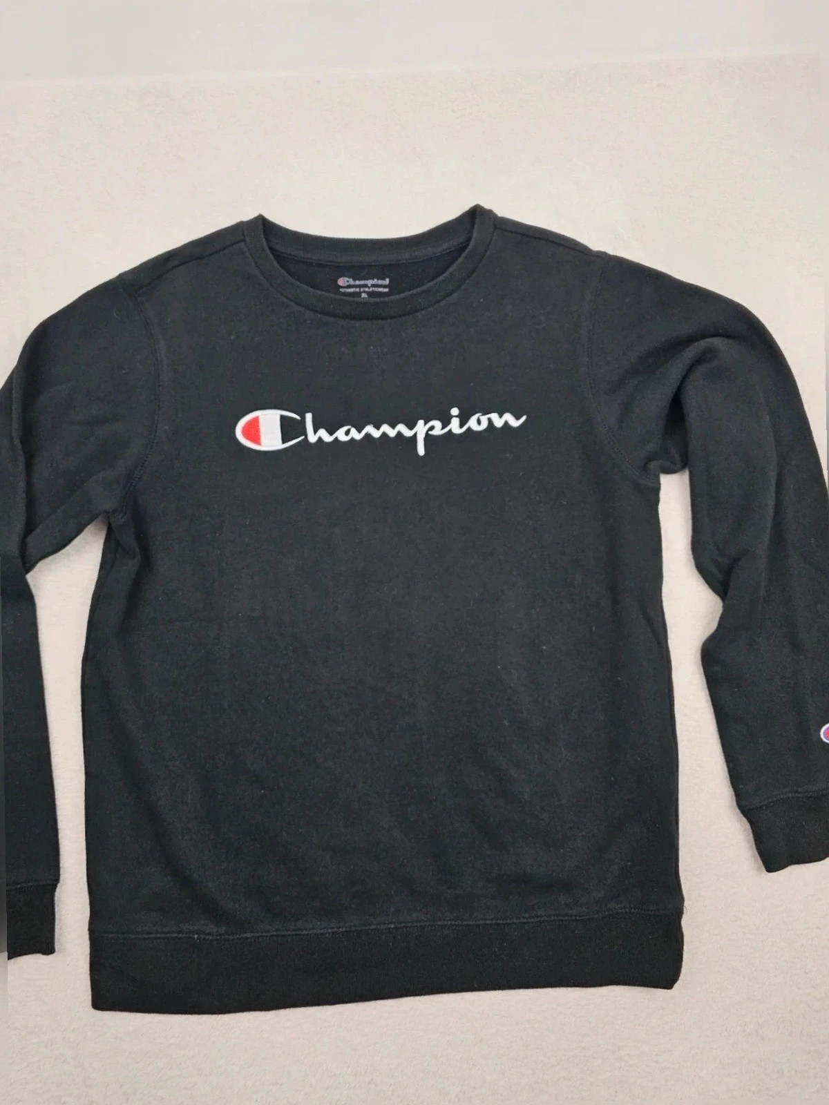 Sweat Champion noir / black sweatshirt XL – Champion – taille XL 3