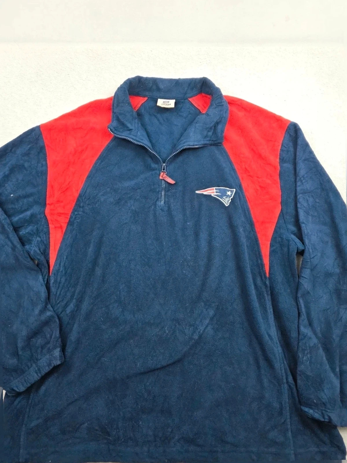 Veste polaire Zippée NFL bleu et Rouge XL