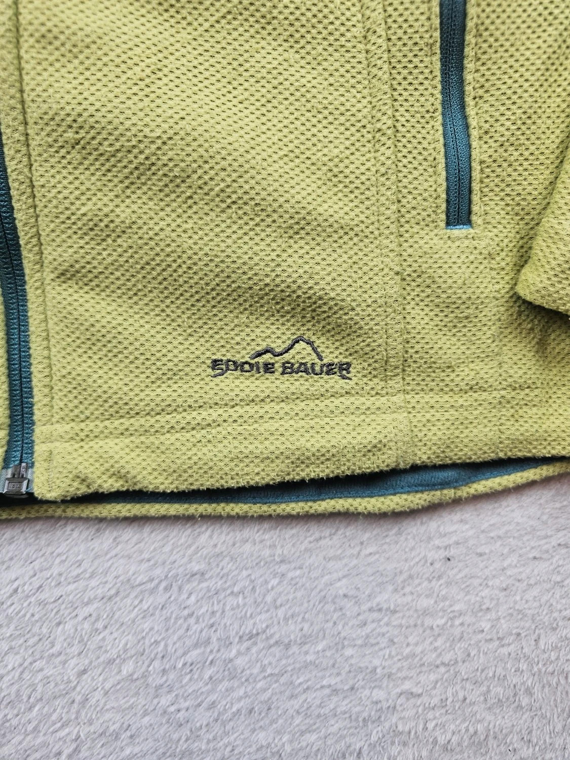 Veste polaire Eddie Bauer outdoor zippé randonnée poches mains logo brodé vert Femme taille S – Eddie Bauer – taille S / 36 / 8 2