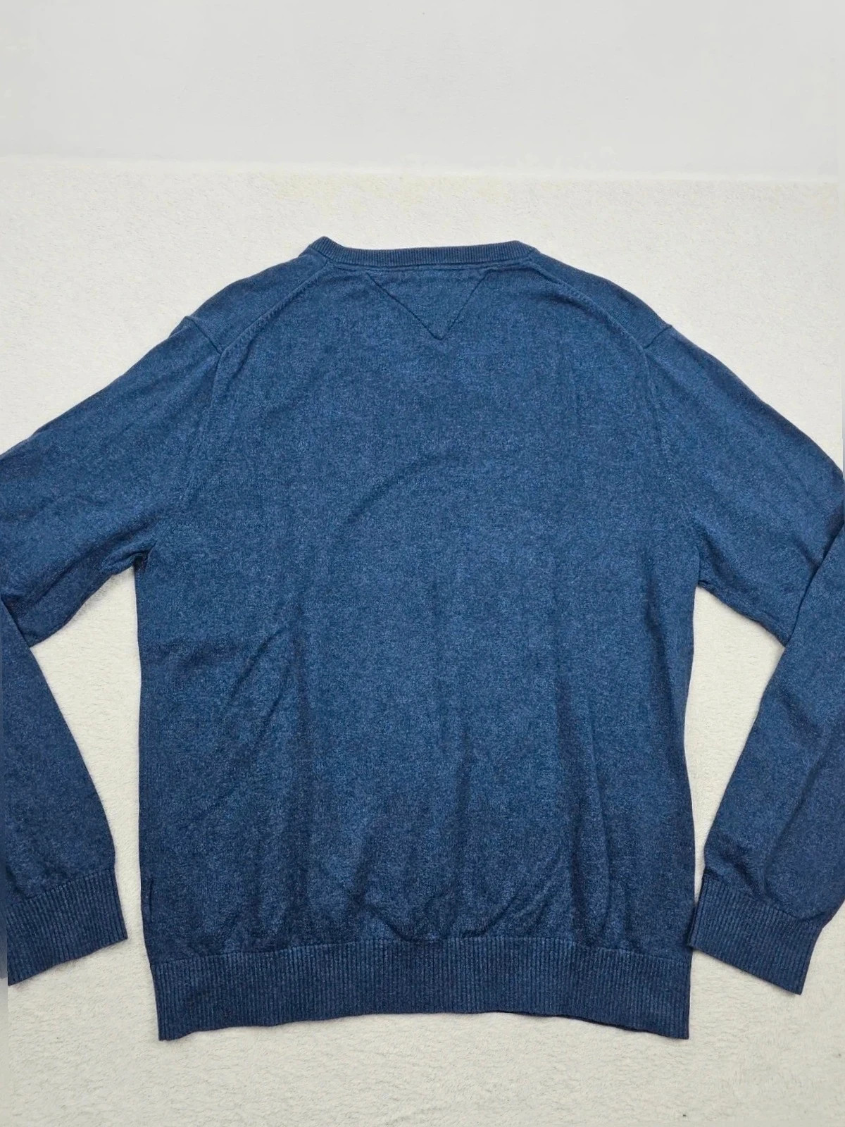 Pull col V Tommy hilfiger Bleu Marine l Cachemire – Tommy Hilfiger – taille L 5
