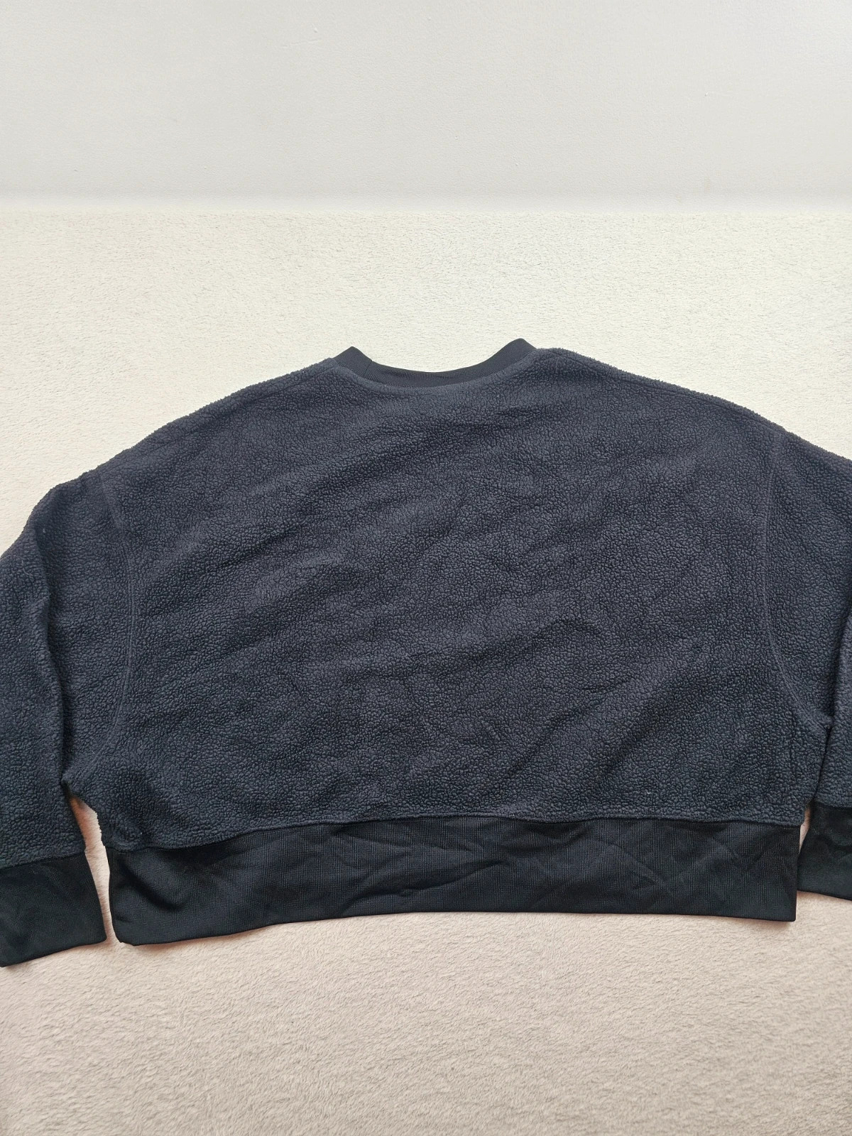 Nike Sweatshirt Molleton Noir Oversized M – Nike – taille M / 38 / 10 5