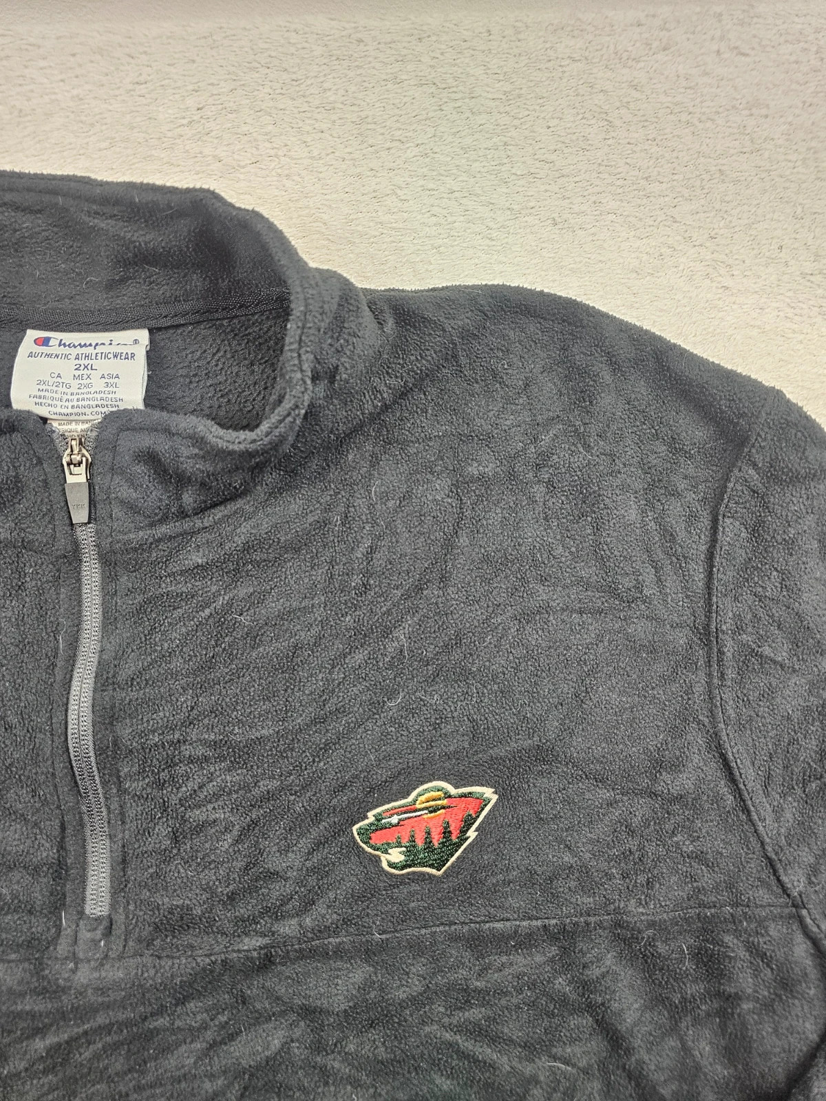 Champion Polaire Noir Logo Brodé 2XL – Champion – taille XXL 4
