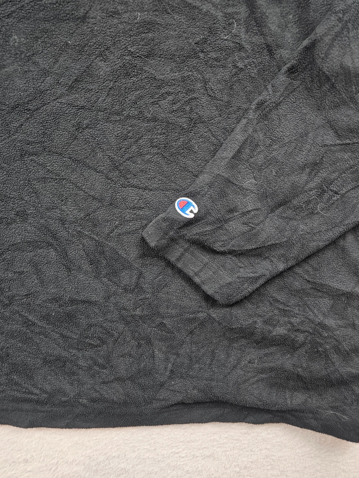 Champion Polaire Noir Logo Brodé 2XL – Champion – taille XXL 2