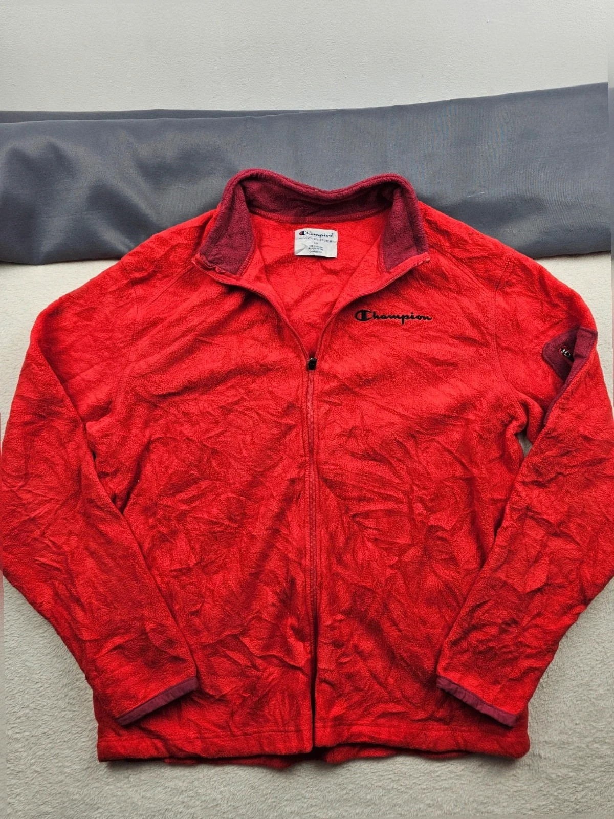 Champion veste Polaire Rouge Vintage L