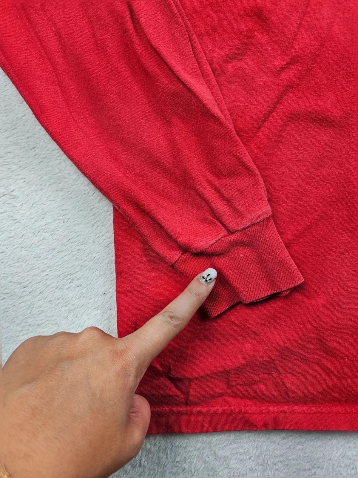 Pull Champion Rouge brodé XL – Champion – taille XL 5