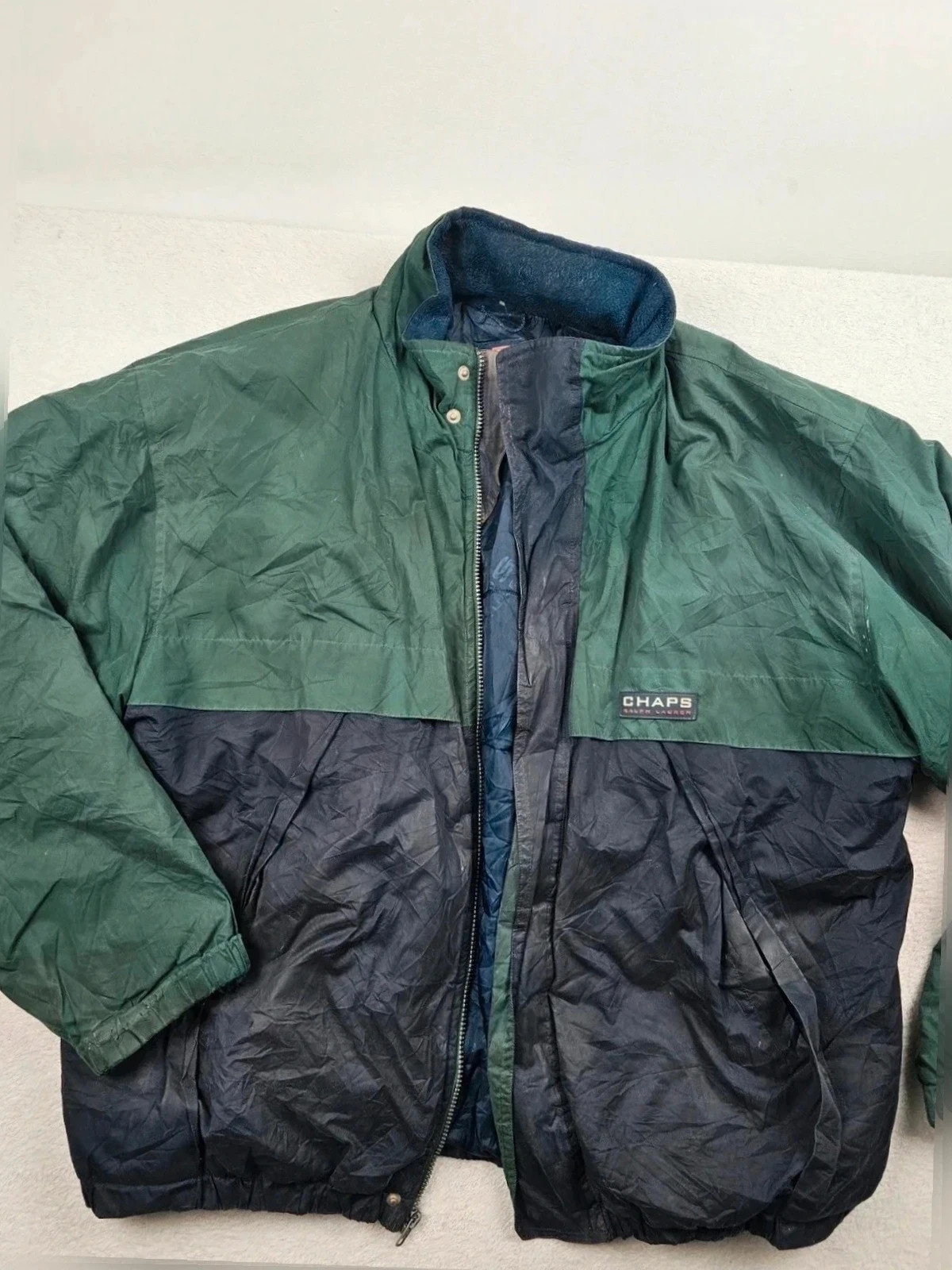 Veste Chaps ralph Lauren vintage Vert et Bleu