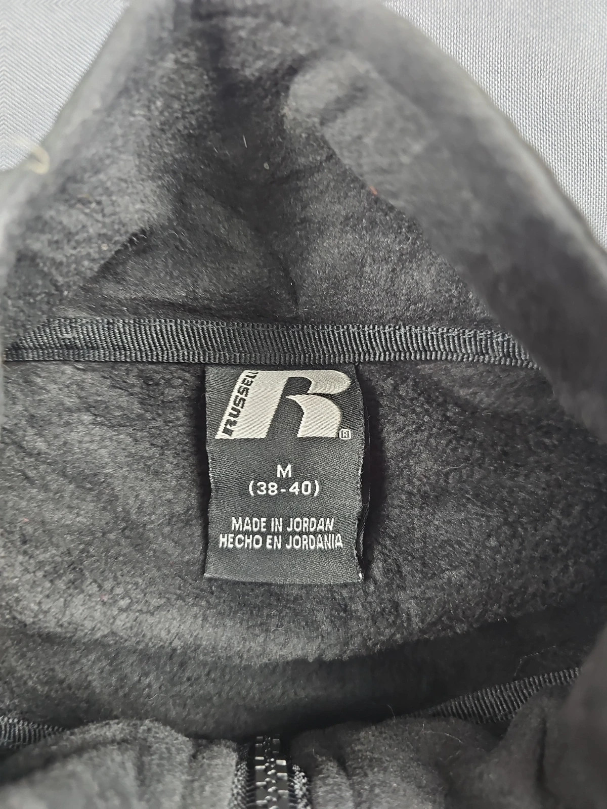 Russell veste polaire noire zippée style sport M – Russel Athletic – taille M 2