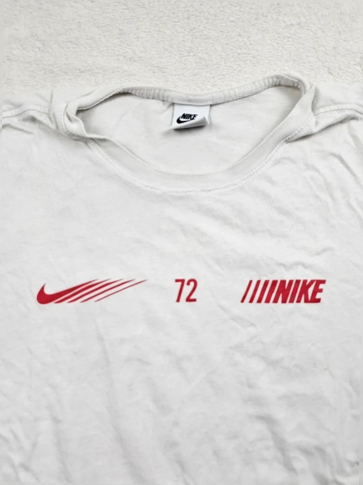 T-shirt Blanc nike Grand logo Dos 72 L – Nike – taille L 2