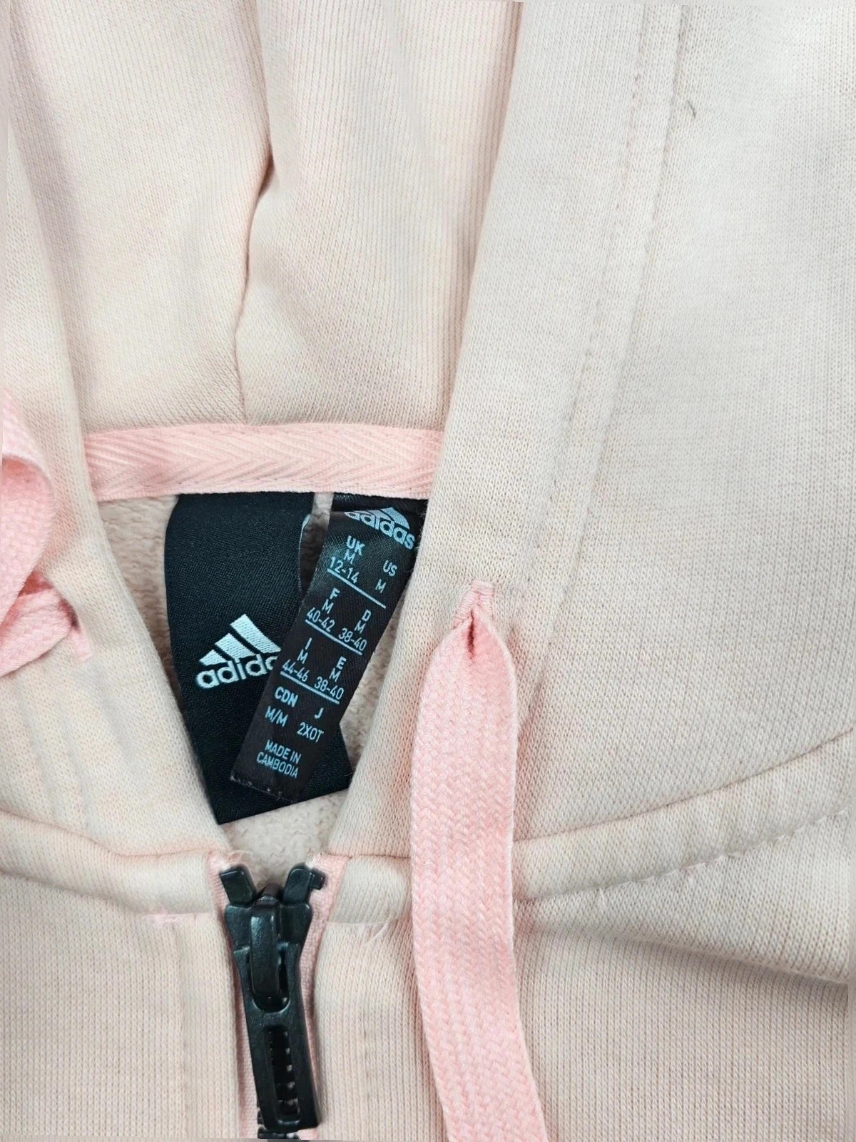 Veste Adidas rose À Capuche Zippée M – adidas – taille M / 38 / 10 4