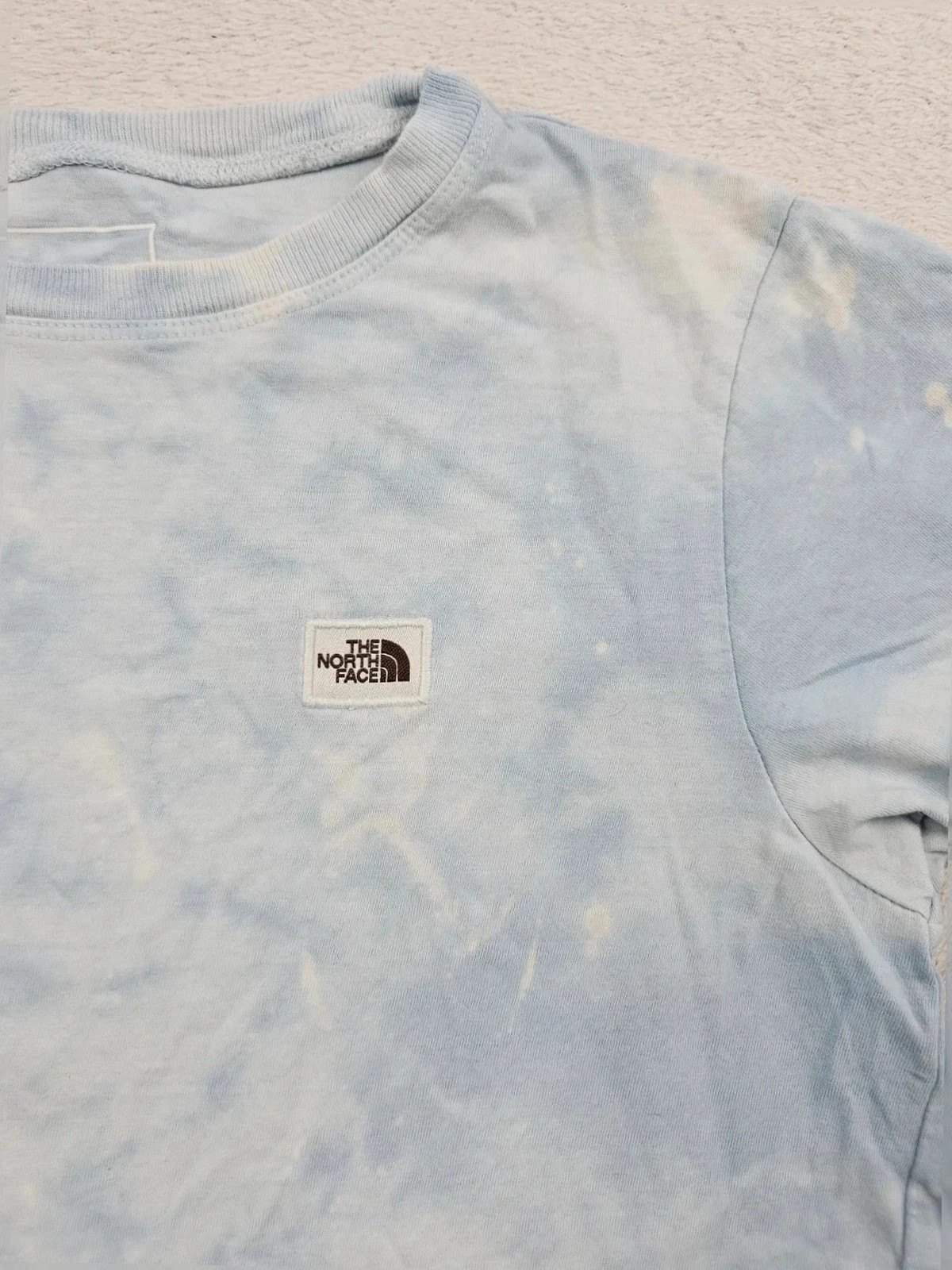 T-shirt Bleu Et blanc The North Face M – The North Face – taille M / 38 / 10 3