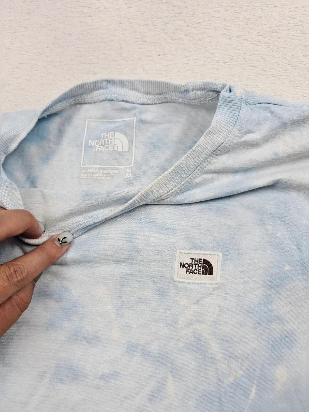 T-shirt Bleu Et blanc The North Face M – The North Face – taille M / 38 / 10 4
