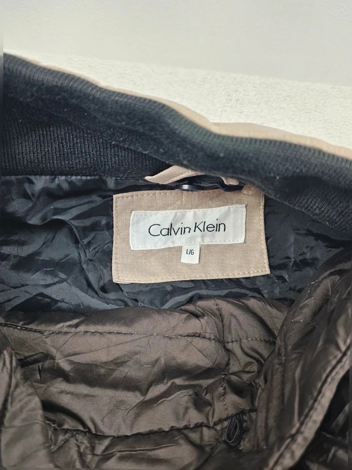Manteau / blouson Calvin klein kaki / marron L – Calvin Klein – taille L 4