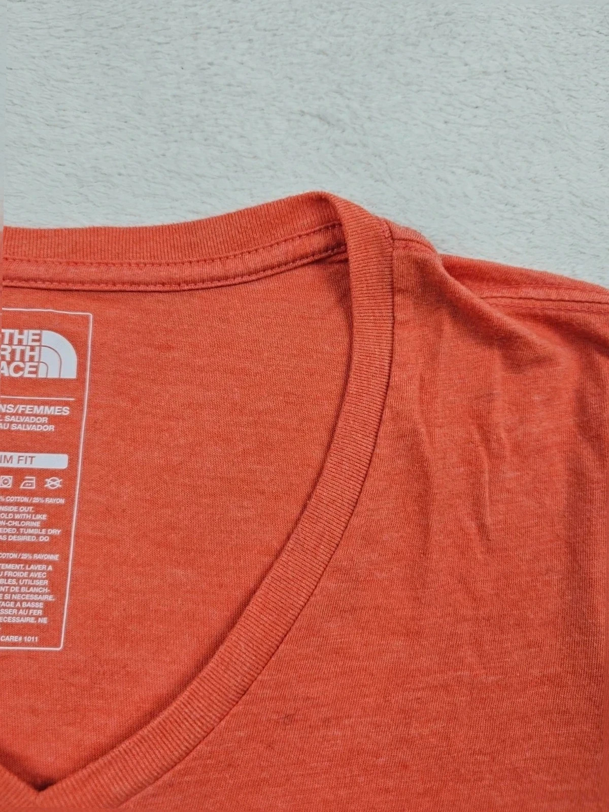 T-shirt Orange The North Face Slim Fit M – The North Face – taille M / 38 / 10 5