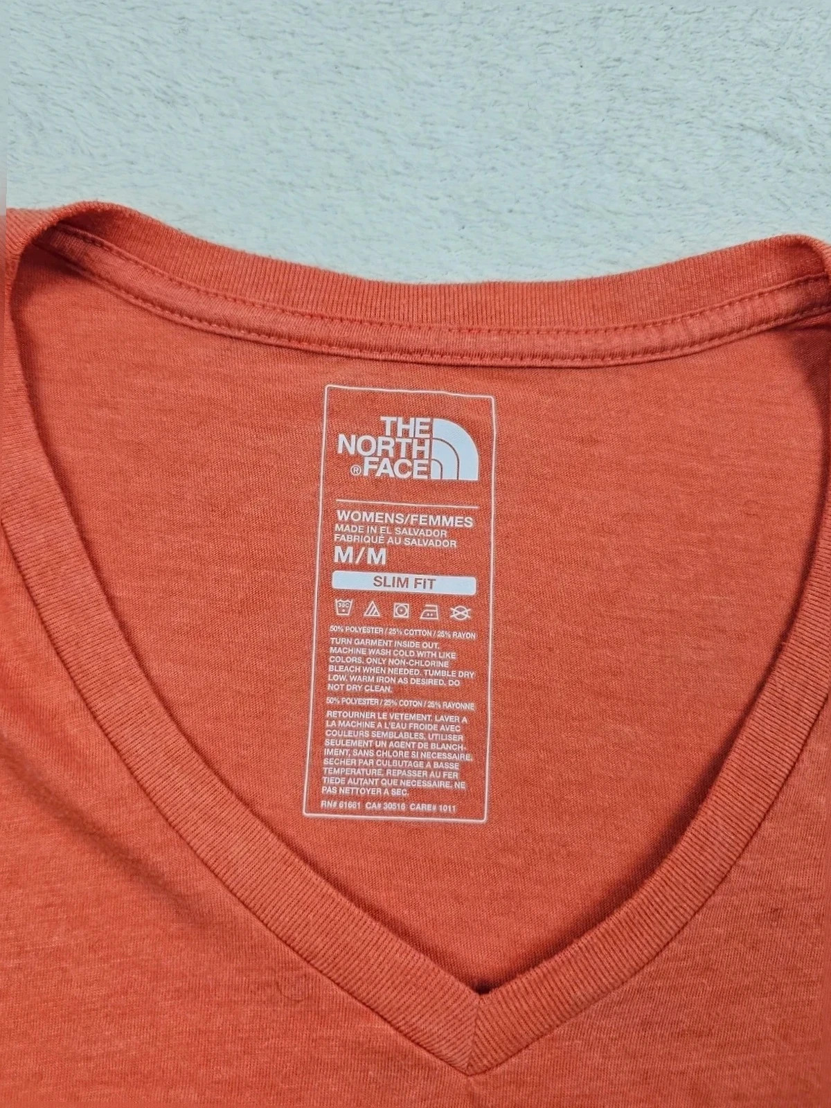 T-shirt Orange The North Face Slim Fit M – The North Face – taille M / 38 / 10 4
